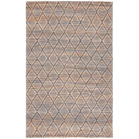 Safavieh 8 x 10 ft. Natural Fiber Rectangle Area Rug, Natural & Blue NFB175M-8